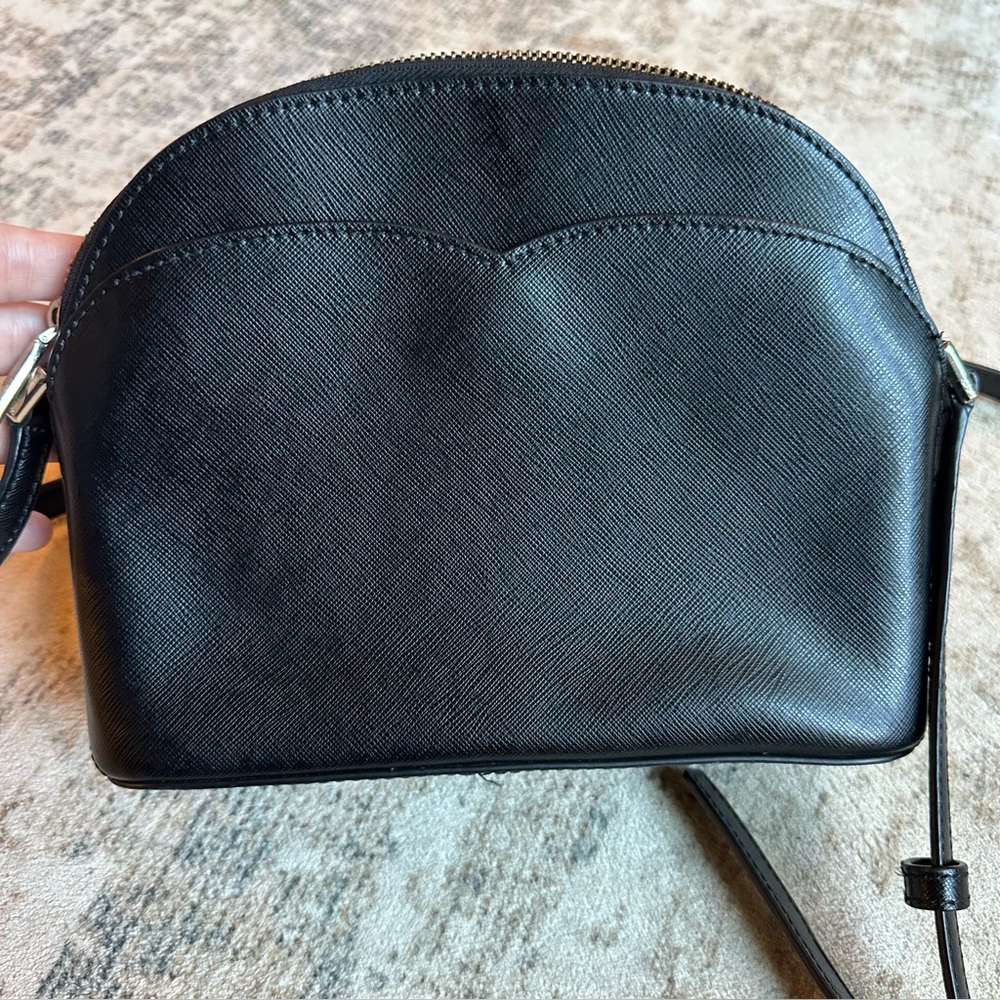 Kate Spade Payton Dome Crossbody, Black Saffiano Leather - Picture 10 of 14